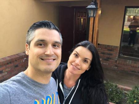 Courtney with her fiance